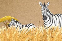 Cute zebra background, brown design