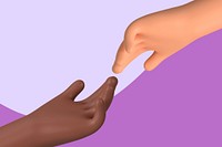 Diverse helping hands background, charity concept