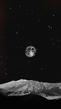 Dark night sky iPhone wallpaper