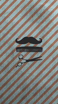 Aesthetic Barber iPhone wallpaper, cool design 