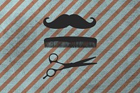 Barber background, cool retro design