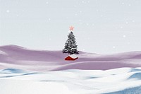Christmas tree background, winter holidays