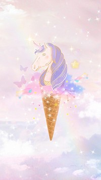 Soft serve ice-cream iPhone wallpaper