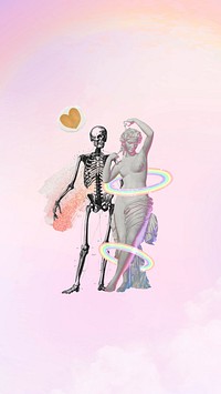 Aesthetic love & death  iPhone wallpaper