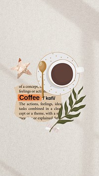 Aesthetic coffee beige iPhone wallpaper