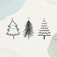 Cute Christmas tree background