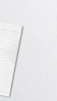 Aesthetic journal iPhone wallpaper, white paper textured background