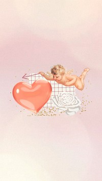Valentine's celebration iPhone wallpaper, love background