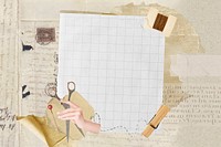 Sewing grid paper  illustration background
