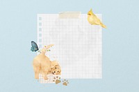 Note paper, Golden Retriever dog illustration