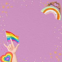 LGBTQ pride celebration background, pink textured design
