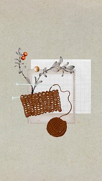 Crochet hobby, sewing  iPhone wallpaper