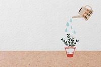 Can watering plant background, hobby & lifestyle