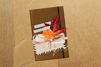 Brown book background, autumn design 