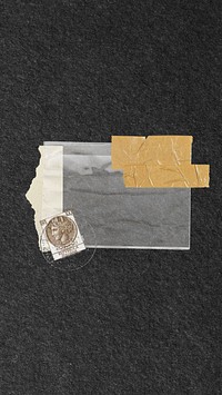 Vintage postal aesthetic iPhone wallpaper