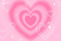 Y2K pink hearts background, cute | Premium Photo - rawpixel