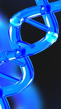 DNA double helix mobile wallpaper, science technology remix