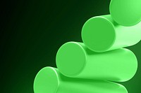 Dark green cylinders background