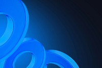 3D blue rings background