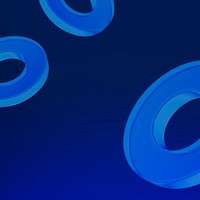 Abstract blue rings background