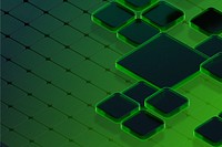 Green square pattern background