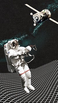 Astronaut futuristic technology mobile wallpaper