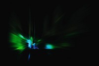 Abstract green light, digital remix psd