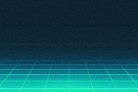 Gradient green wireframe background, retro-futuristic digital remix