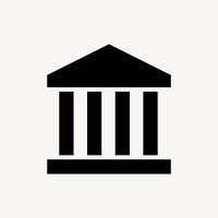 Bank flat icon design