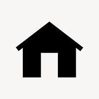 Home flat icon element vector