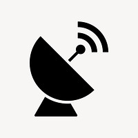 Antenna signal flat icon