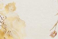 F Champenois background, Alphonse Mucha's famous artwork, remixed by rawpixel