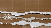 Brown ripped paper desktop wallpaper