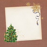 Vintage Christmas note