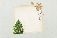 Vintage Christmas note