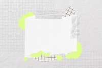 Off-white abstract background, ripped paper frame