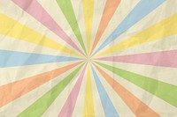 Retro sun ray background, paper textured design