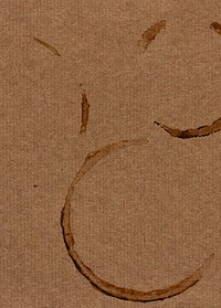 Coffee cup stain background, brown design