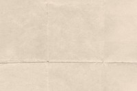 Beige wrinkled paper background, folded textured design