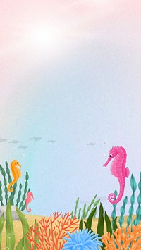 Aesthetic sea life iPhone wallpaper background