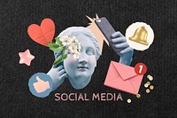 Social media collage element, remix design