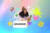 Influencer collage element remix