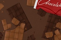 Chocolate bars background, dessert illustration