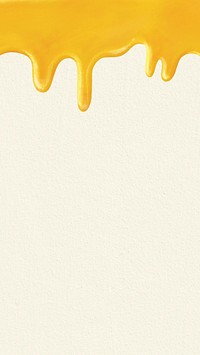 Melting honey phone wallpaper, beige  border background