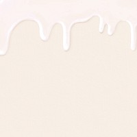 Melting white chocolate background, beige border