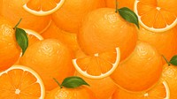 Orange fruit pattern HD wallpaper