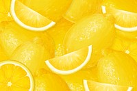 Lemon fruit pattern background