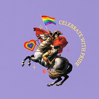 Celebrate pride word collage art. Remixed by rawpixel.