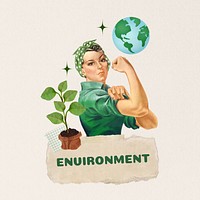 Environment word collage art. Remixed by rawpixel.