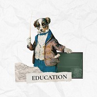 Education word collage art. Remixed by rawpixel.